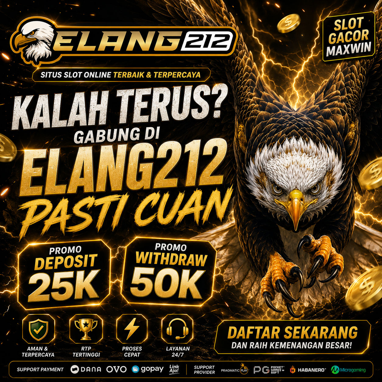 ELANG212 || Kalah Terus ? Coba Gabung Di Elang212 Jaminan Pasti Cuan Sekarang