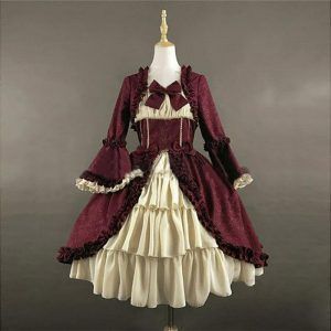 Medieval Female Dress Retro Court Royal Lady