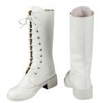 Adult Women Widow 2020  Cosplay Costume Yelena Belova White Long Boots