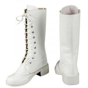 Adult Women Widow 2020 Cosplay Costume Yelena Belova White Long Boots
