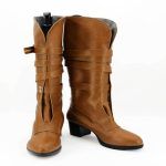 Cirilla Fiona Elen Riannon Ciri Cosplay Boots Brown