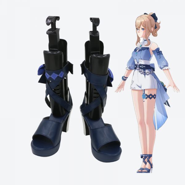Genshin Impact Qin Cosplay shoes