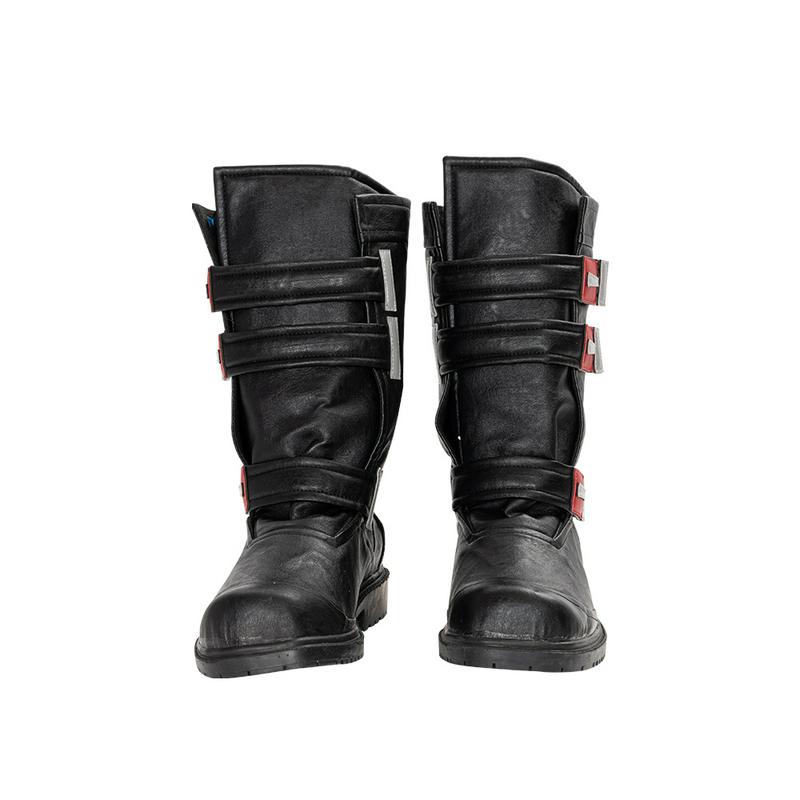 Gotham Knight Cosplay Costume Superhero Red Hood Boots