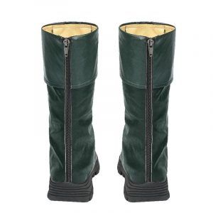 Arrow Season 8 Cosplay Costume Superhero Oliver Queen Green Long Boots For Men