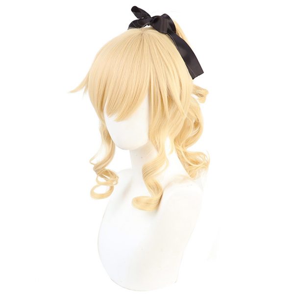 Genshin Impact Qin Cosplay Costume Swimwear Outfits wig