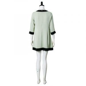 TV Heroine Beth Harmon Dresses Lovely Cross Retro Beth Lady One-Piece Dress