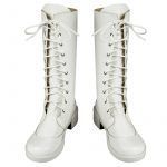 Adult Women Widow 2020  Cosplay Costume Yelena Belova White Long Boots
