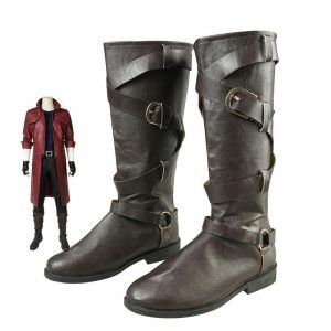 Adult Men Game DMC 5 Cosplay Costume Dante Role-playing Fashion Boots