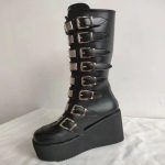 Including: One pair of boots Material: PU Delivery Date: Processing time (5-25 days) + Shipping time (7-45 days), please make your order in advance by your deadline. Size chart guide: Click here! Get more information please contact us before place order.