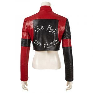 Movie Suicide 2 Joker Girl Cosplay Costume Quinzel Fashion Jacket