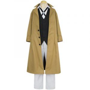 Anime Bungo Stray Dogs Dazai Osamu Cosplay Costume