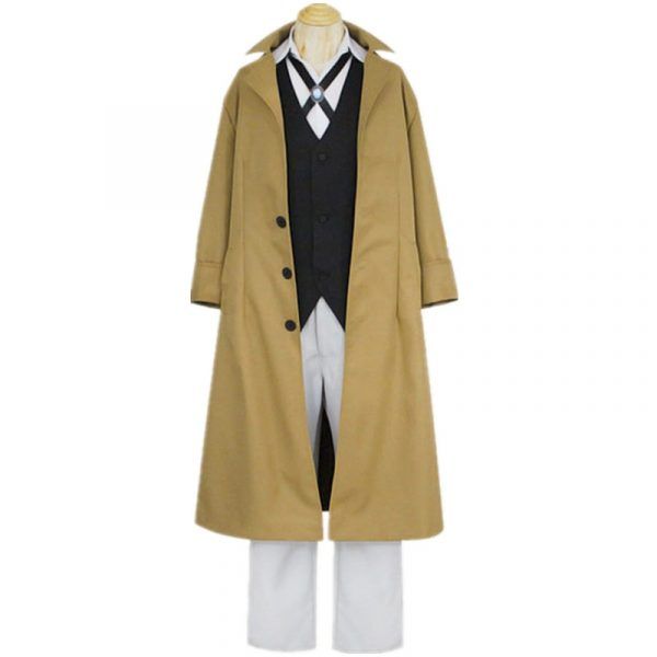 Anime Bungo Stray Dogs Dazai Osamu Cosplay Costume