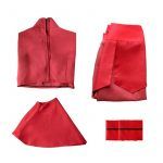 Avatar: The Last Airbender Ty Lee Cosplay Costume Red Uniform Suit for Women