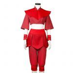 Avatar: The Last Airbender Ty Lee Cosplay Costume Red Uniform Suit for Women