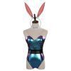 LoL Ahri KDA Cosplay Costume Bunny Girls Dress Jumpsuit Outfits