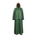 The Handmaid’s Tale S3 Handmaid Offred Green Cloak Cape Long Sleeve Dress with Hat