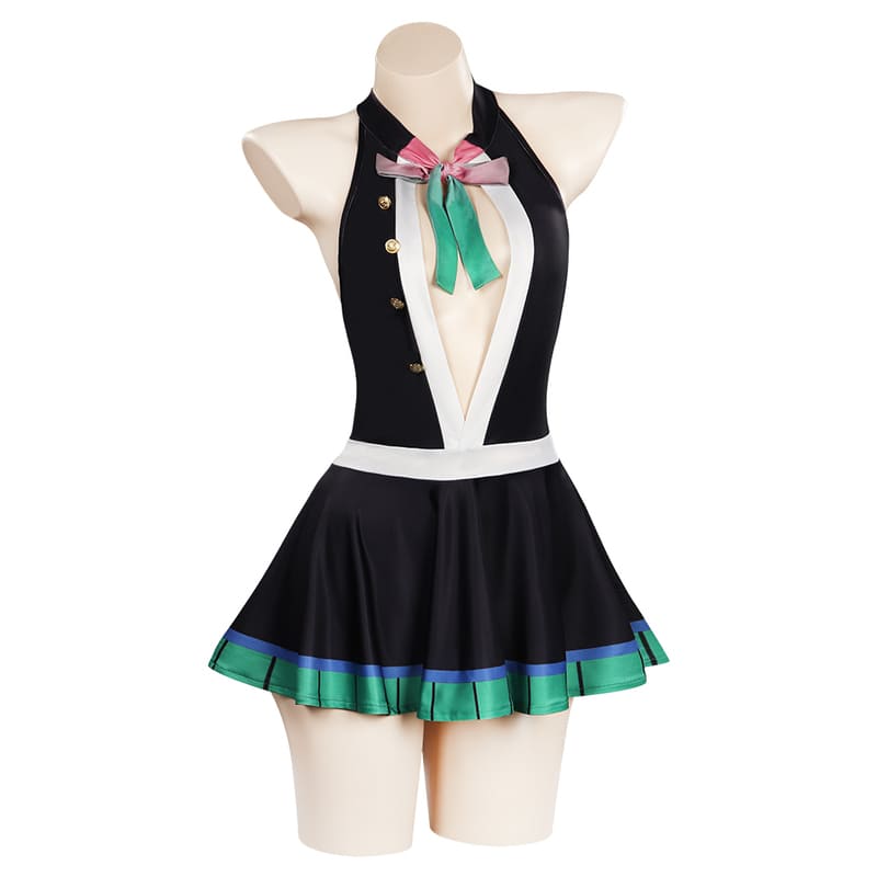 Anime Demon Slayer -Kanroji Mitsuri Cosplay Costume Swimwear Outfits