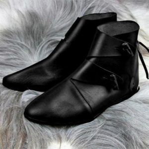 Medieval Viking Cosplay PU Leather Boots Pirate Paladin Knight Prince