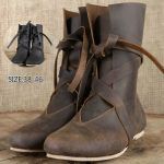Medieval viking tudor cosplay boots