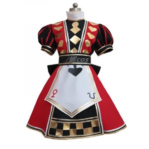 Alice: Madness Returns The royal/poker Outfit Cosplay Costume Custom