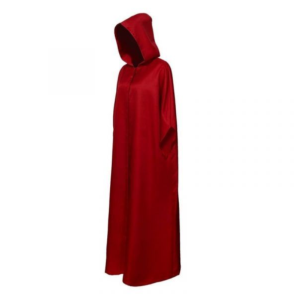The Handmaid’s Tale Cloak Handmaid Offred Women Cosplay Dark Red Cloak