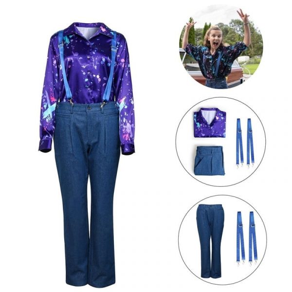Eleven Cosplay Costume For Stranger Things Season 3