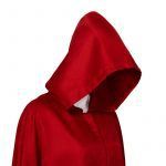 The Handmaid’s Tale Cloak Handmaid Offred Women Cosplay Dark Red Cloak