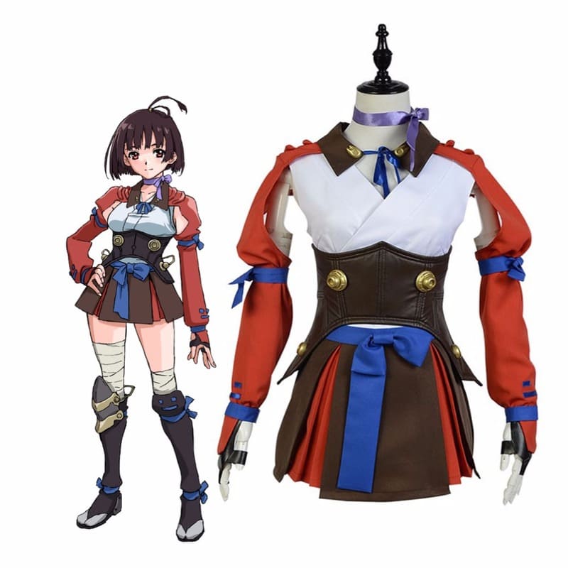 Koutetsujou No Kabaneri Mumei Cosplay Costume Custom