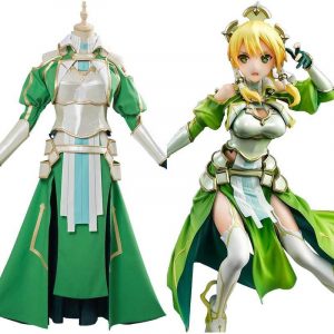 Anime Sword Art Online SAO Leafa Suguha Kirigaya Cosplay Costume Uniform