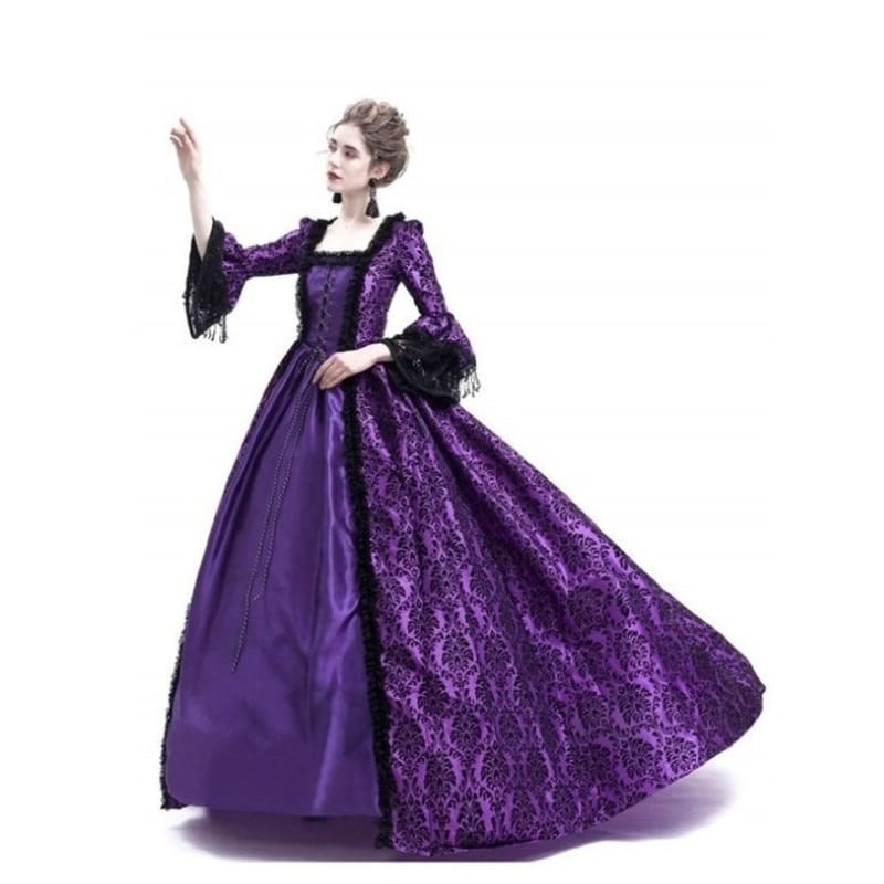 Medieval Palace Princess Dress Lace Long Sexy Dress for Women