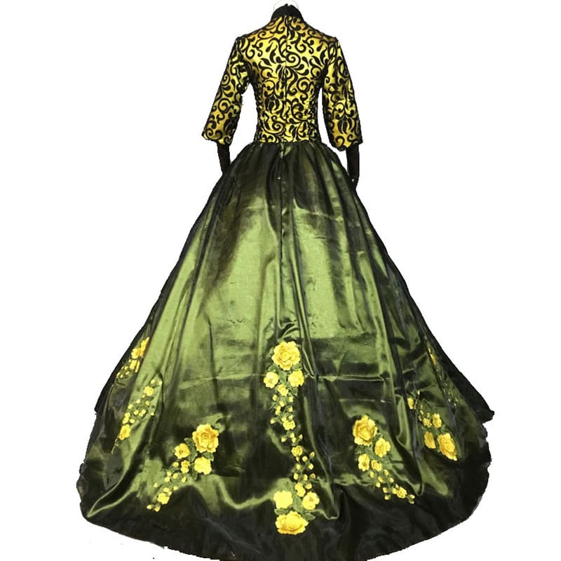 cinderella green dress Lady Tremaine Green Arrival Gown