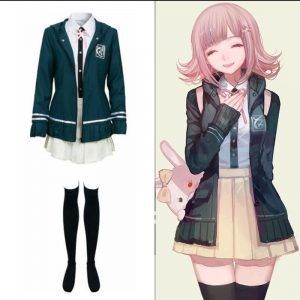 Danganronpa 2: Goodbye Despair Chiaki Nanami Cosplay jacket School Uniform Woman