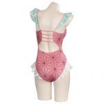 Demon Slayer Kamado Nezuko Cosplay Costume Bodysuit Swimwear Outfits