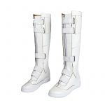 Adult Women Widow Cosplay Costume Natasha Romanoff White Long Battle Boots