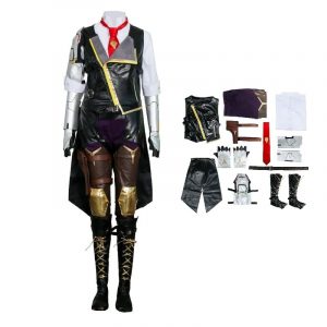Hero Ashe Cosplay Costumes for Adult Women Game Overwatch OW Elizabeth Caledonia Ashe Full Suit
