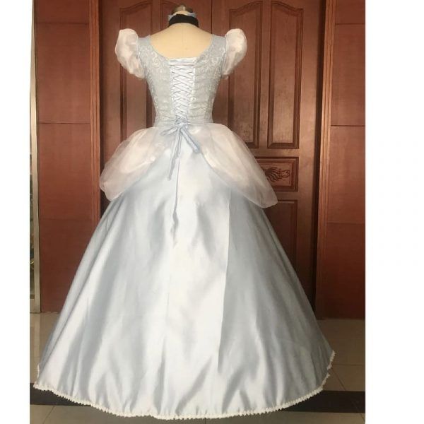 Anime Princess Cinderella Role-playing Party Dress Fancy Adult Women Ball Gown