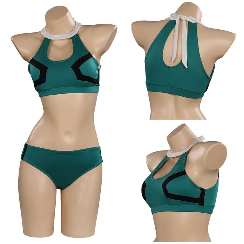 My Hero Academia Midoriya Izuku Cosplay Costume Swimwear Outfits