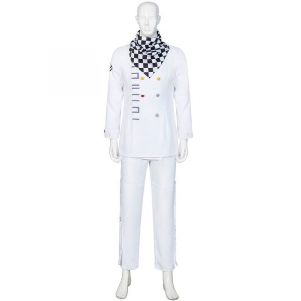 Danganronpa Kokichi Oma Cosplay Costumes White Suit