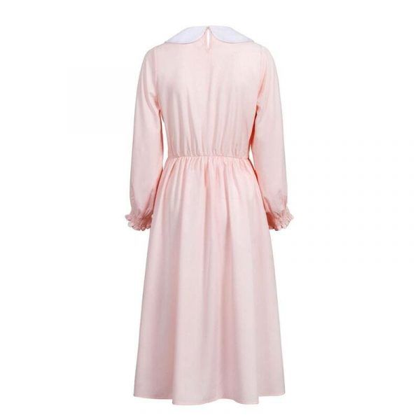 Eleven’s Cosplay Pink Dress For Stranger Things Doll Collar