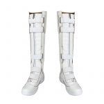 Adult Women Widow Cosplay Costume Natasha Romanoff White Long Battle Boots