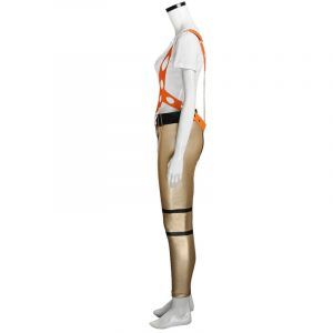 The Fifth Element Leeloo Sexy Skinny Pants Short T-Shirt Body Suit Outfits