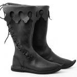 Cosplaydiy Men’s Medieval Leather Middle Ages Ankle Boots Victorian Renaissance