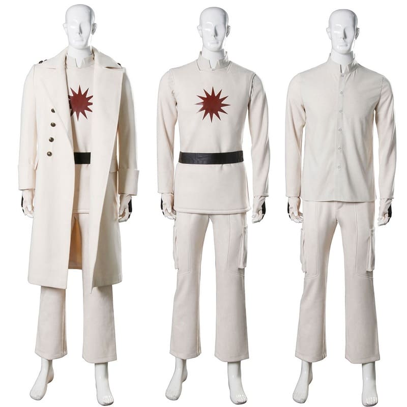 TV Play Raised by Wolves Marcus Cosplay Costume High Grade Full Set White