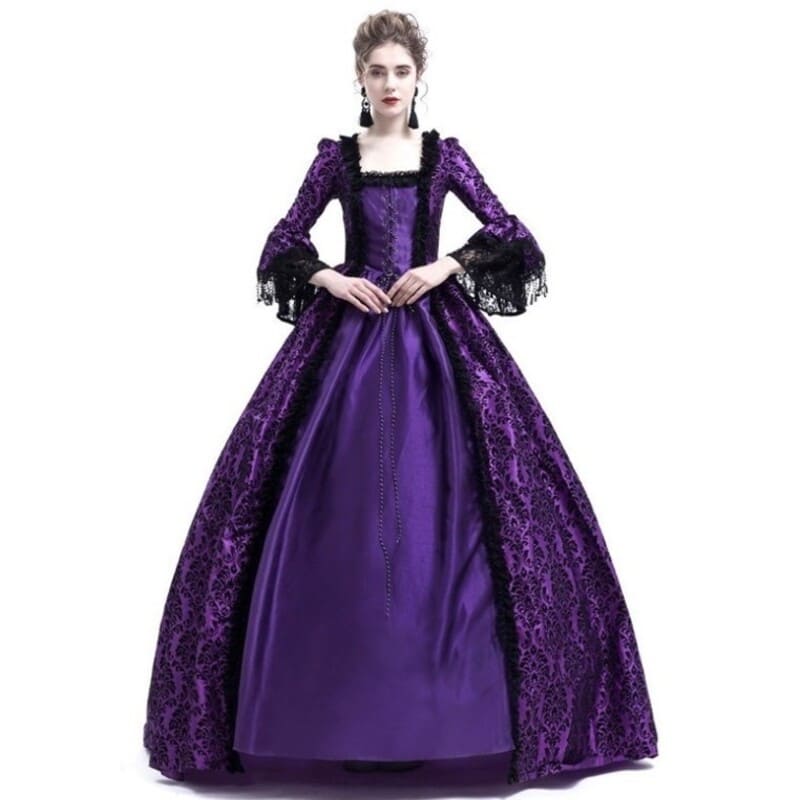 Medieval Palace Princess Dress Lace Long Sexy Dress for Women