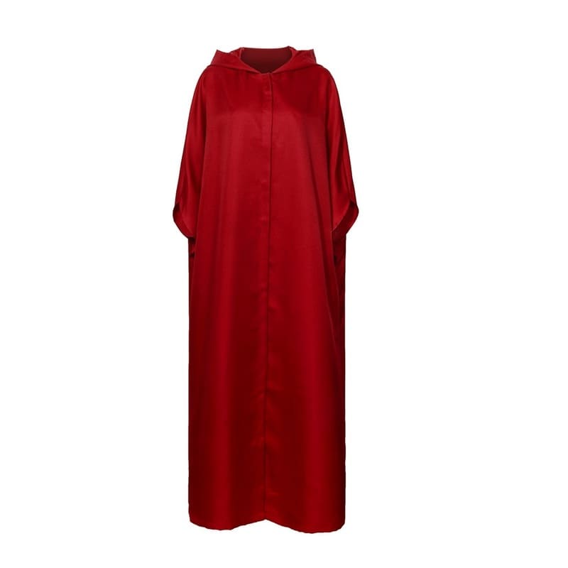 The Handmaid’s Tale Cloak Handmaid Offred Women Cosplay Dark Red Cloak
