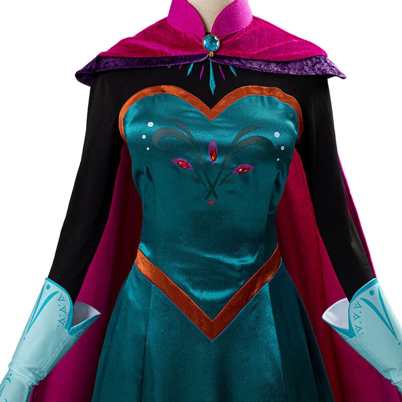 Elsa Queen Dress Gown Cloak for Adult Women - Speed Cosplay