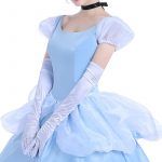 Movie Cinderella Gorgeous Party Princess Dress Cool Cosplay Costume Adult Women Ball Gown