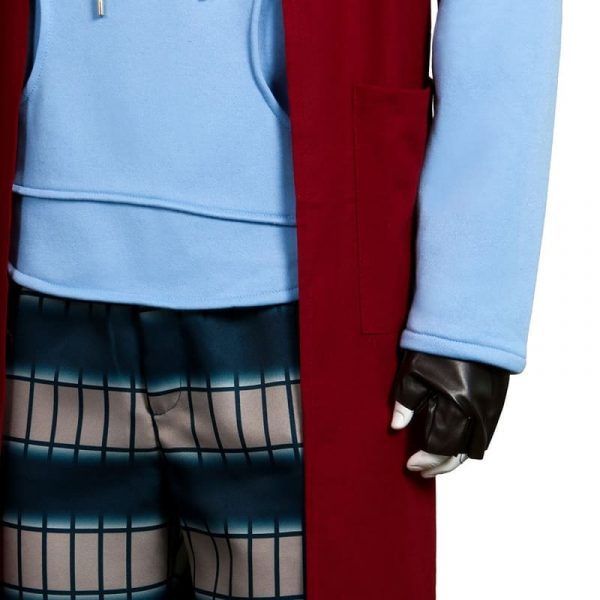 Thor Costume for Adult Men Endgame Fat 4 Full Set Red