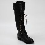 Boots Men Long Western Below Knee Knight Style Boots Vintage Male Winter Cowboy Western Retro Long Classic