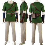 Game Twilight Princess Cosplay Costume Link Role-playing Battle Uniform Full Props With Hat Boots